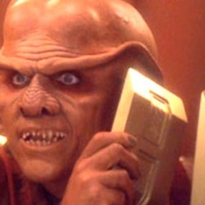 Quark Holds Up Gold in Star Trek: Deep Space Nine