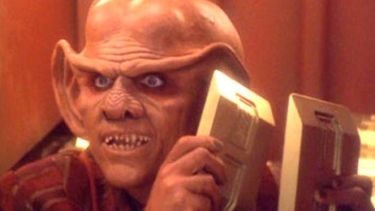 Quark Holds Up Gold in Star Trek: Deep Space Nine