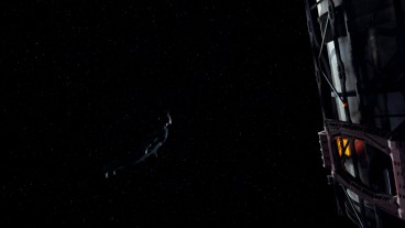 Naomi floating in space in The Expanse