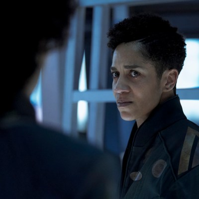 Naomi crying in The Expanse