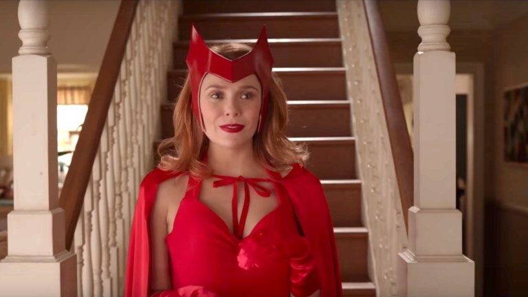 Elizabeth Olsen as Scarlet Witch in WandaVision