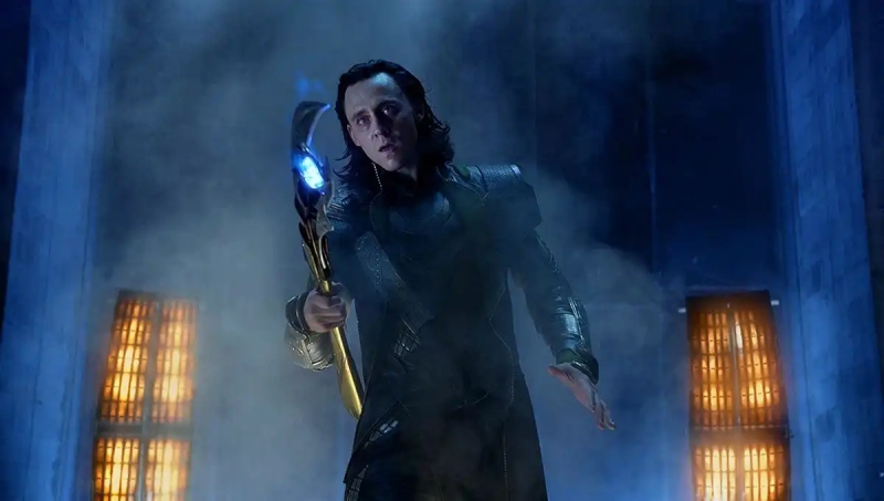 Tom Hiddleston as Loki in Avengers (2012)