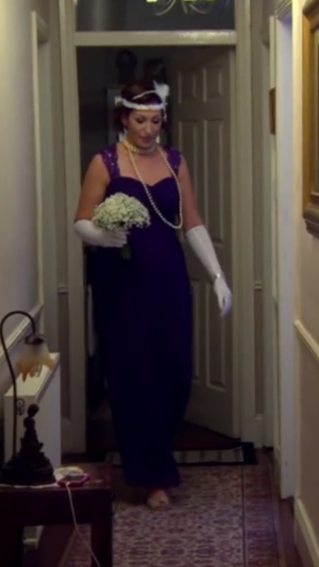 purple wedding dress peaky blinders 1920s Inspired Peaky Blinders Wedding Theme