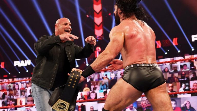 Goldberg Returns on WWE Monday Night Raw