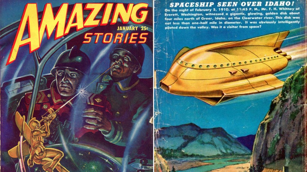 Amazing Stories cover detail The Flight of the Starling