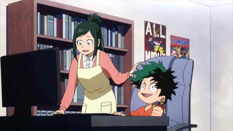 My Hero Academia Deku on Computer