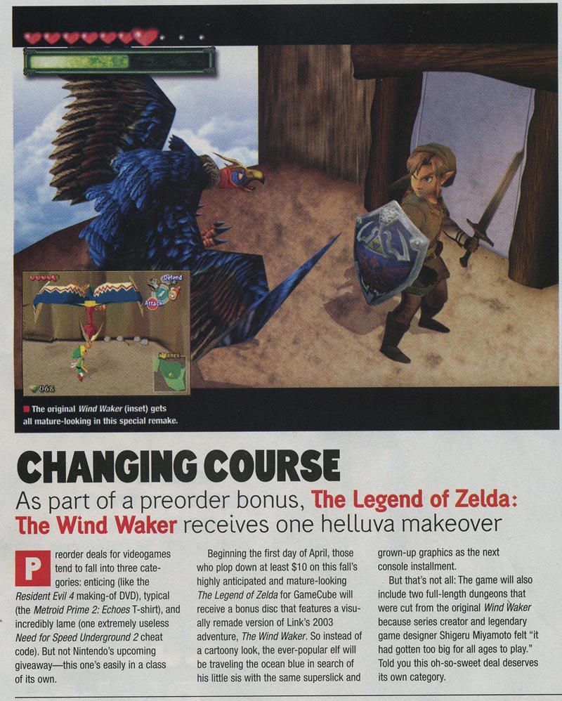 The Legend of Zelda Wind Waker Remake
