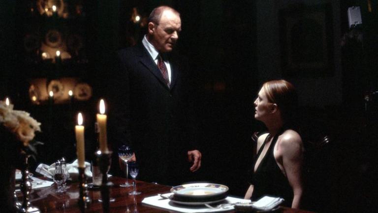 Hannibal Lecter and Clarice Starling at Brain Dinner