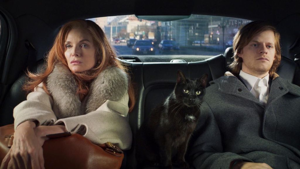 Michelle Pfeiffer and Lucas Hedges in French Exit