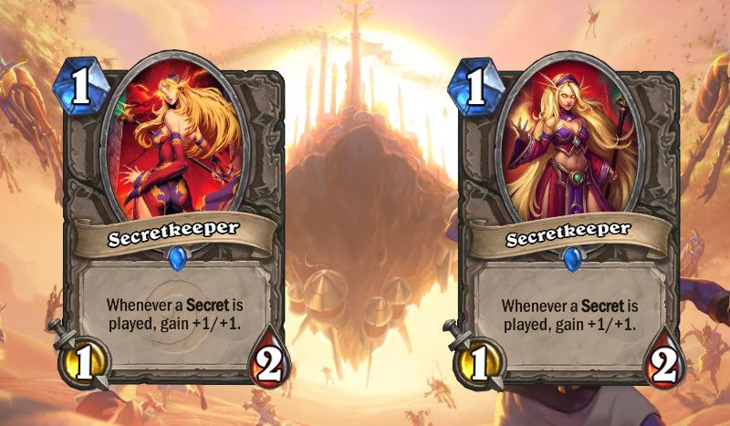 Hearthstone Secretkeeper card art