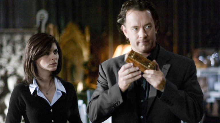 Tom Hanks and Audrey Tautou in The Da Vinci Code