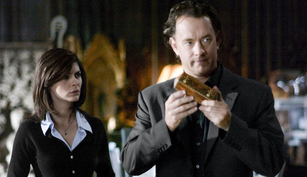 Tom Hanks and Audrey Tautou in The Da Vinci Code