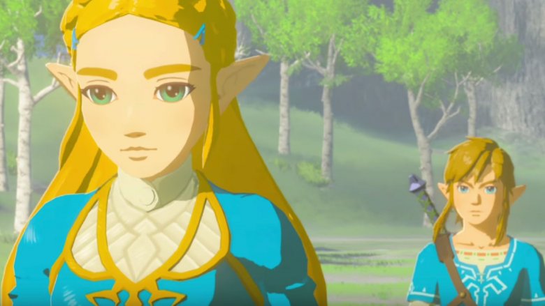 Breath of the Wild Zelda and Link