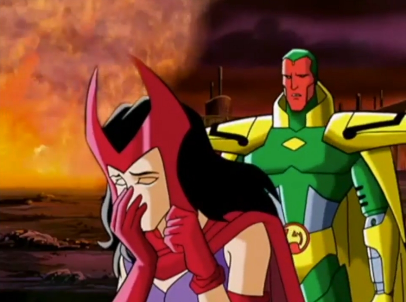 Scarlet Witch and Vision from Avengers: United They Stand