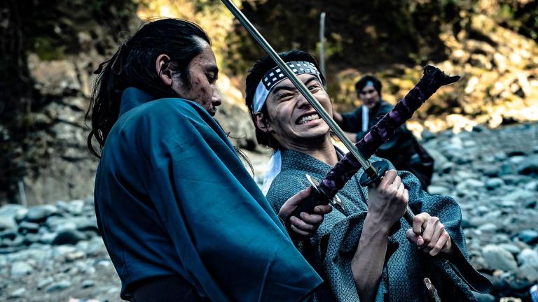 Tak Sakaguchi as Musash in Crazy Samurai: 400 vs. 1