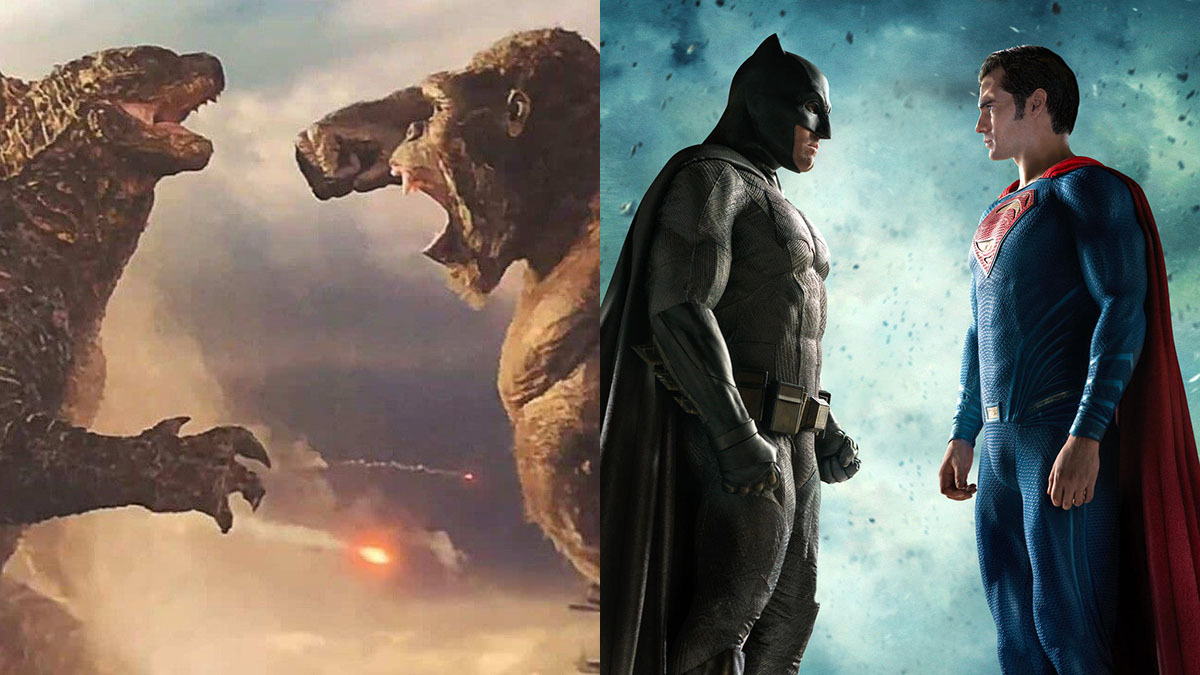 Top 58+ imagen godzilla vs kong batman vs superman Abzlocal.mx