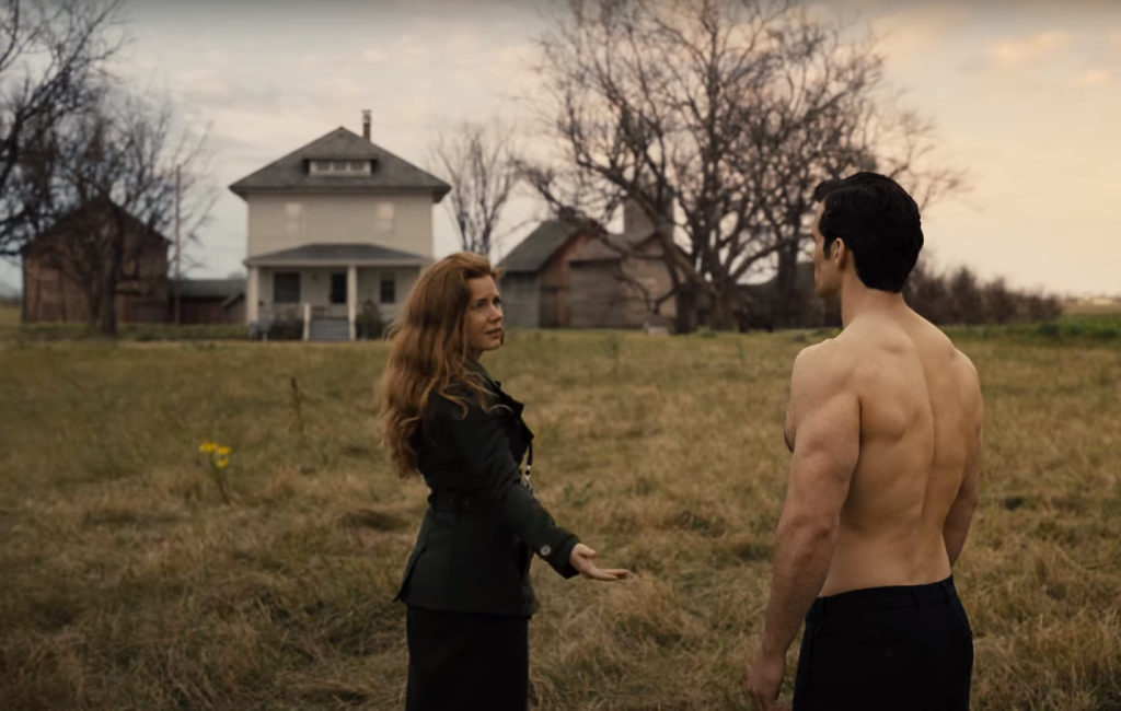 Amy Adams as Lois Lane and Henry Cavill as Clark Kent in Zack Snyder's Justice League