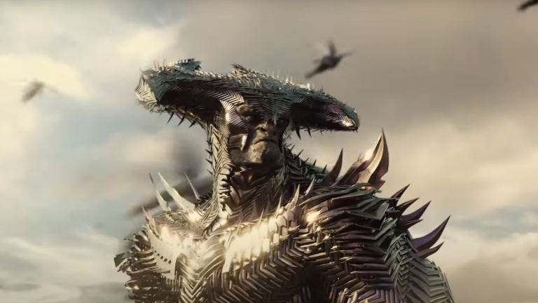Steppenwolf armored in Zack Snyder's Justice League