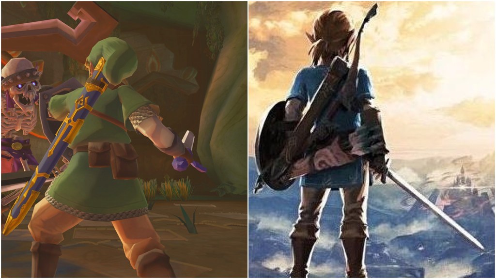 The Legend of Zelda Skyward Sword and Breath of the Wild