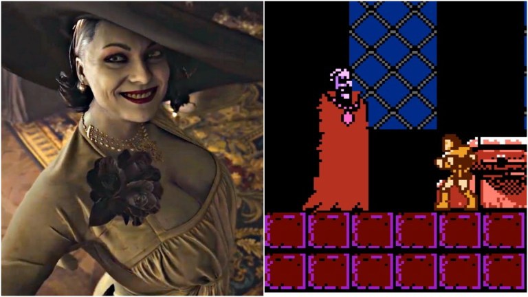 How Resident Evil Village S Lady Dimitrescu Calls Back To Castlevania S Dracula Den Of Geek