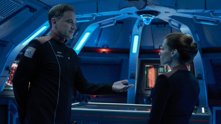 Sauveterre takes Babbage's jewelry in The Expanse