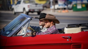 Jared Padalecki as Cordell Walker and Matthew Barr as Hoyt