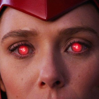 A Closeup Of Elizabeth Olsen As Scarlet Witch In WandaVision