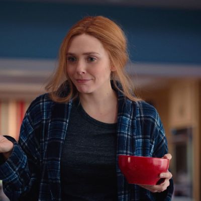 Elizabeth Olsen as Wanda Maximoff in Marvel's WandaVision Episode 7