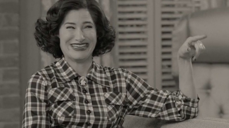 Kathyryn Hahn as Agnes in Marvel's WandaVision Episode 1