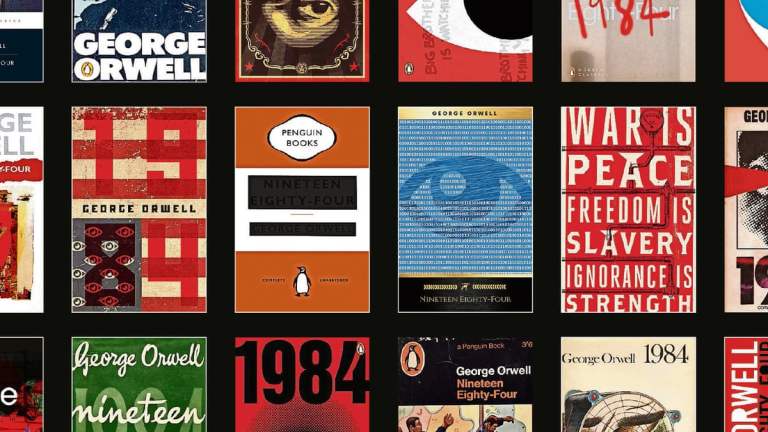 George Orwell's 1984 book covers