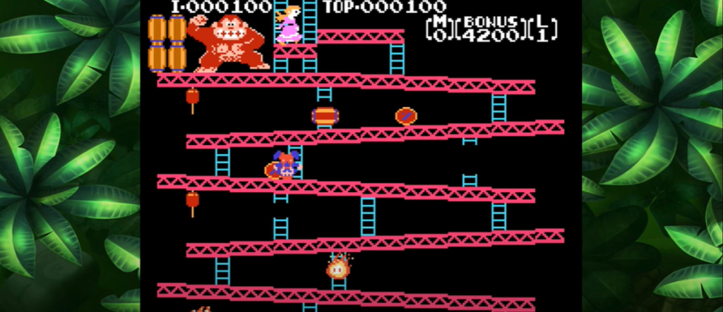 Mario Donkey Kong barrel death