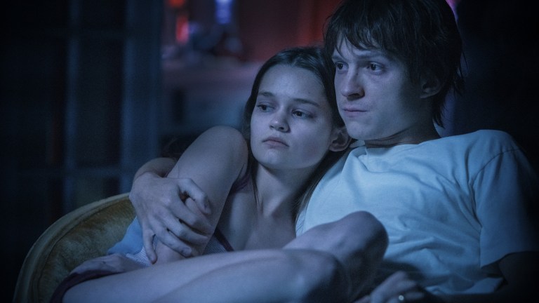 Ciara Bravo and Tom Holland in Cherry