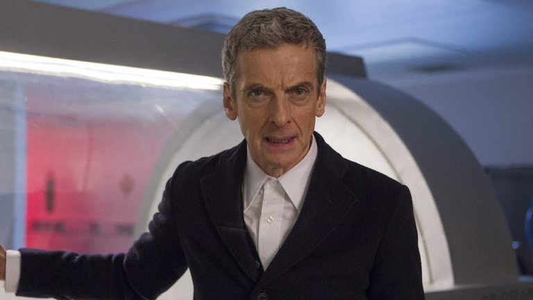 Peter Capaldi as the Twelfth Doctor in Doctor Who.