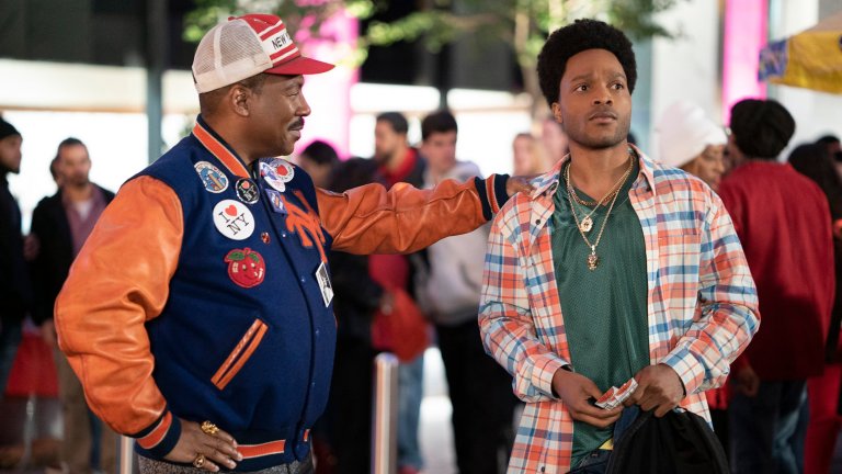 Eddie Murphy and Jermaine Fowler in Coming 2 America