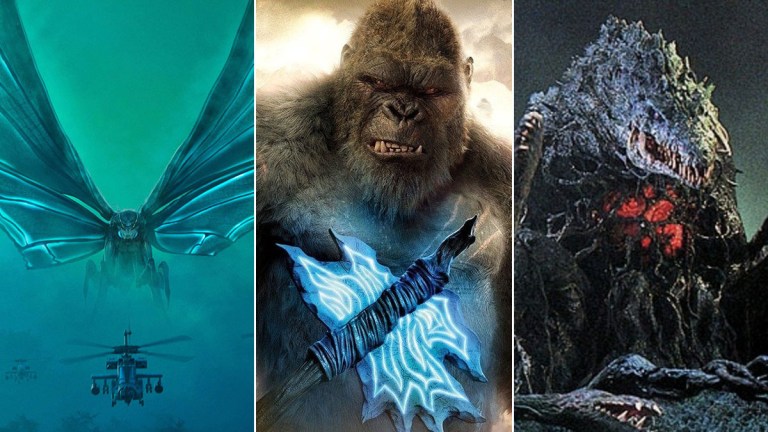 Mothra, King Kong, and Biollante in the MonsterVerse