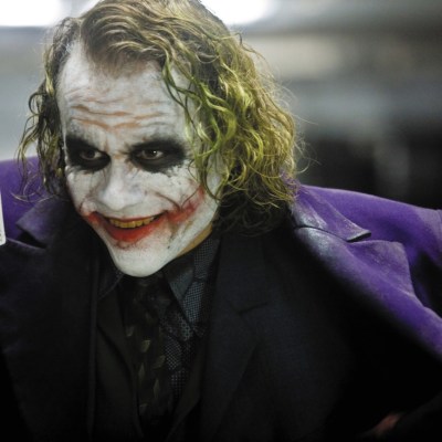 Heath Ledger as the Joker in The Dark Knight