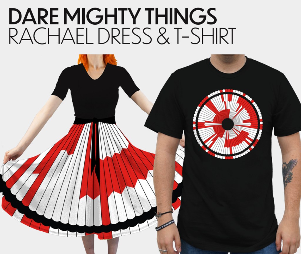Dare Mighty things Rachel dress and T-Shirt from Svaha