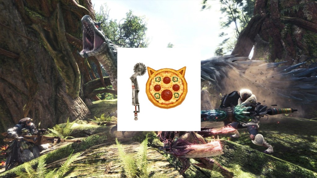 Pizza Wheel Weapon Monster Hunter