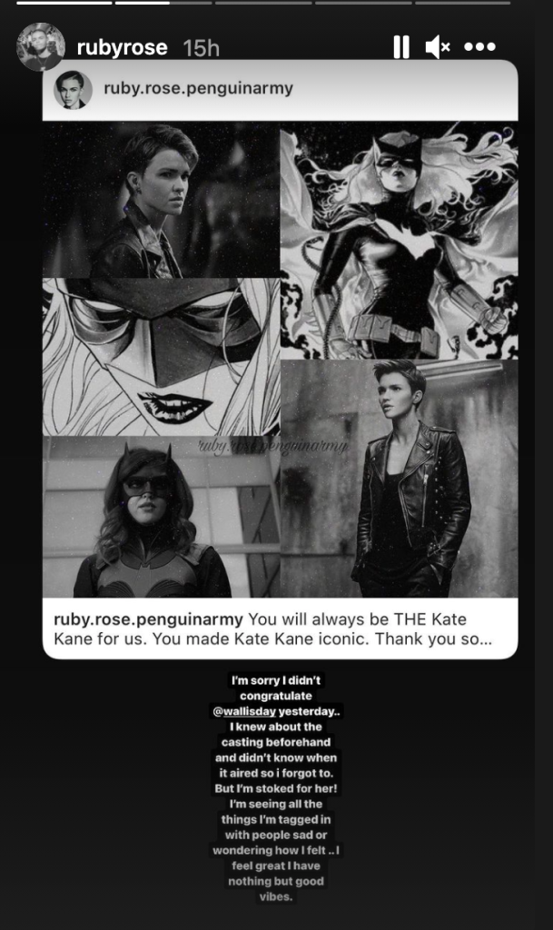 Ruby Rose's Instagram Story