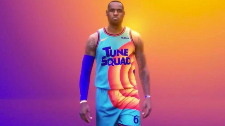 LeBron James in Tune Squad Uniform for Space Jam 2