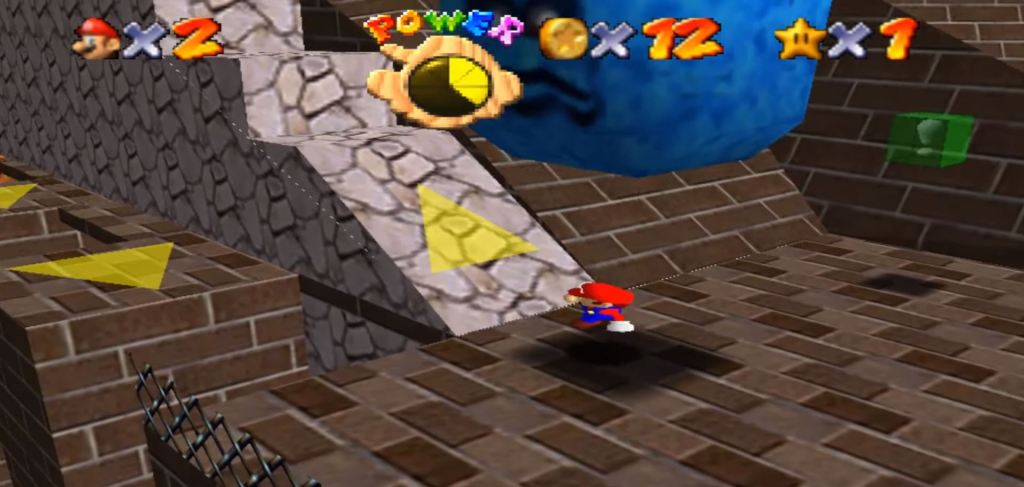 Flat Mario Super Mario 64