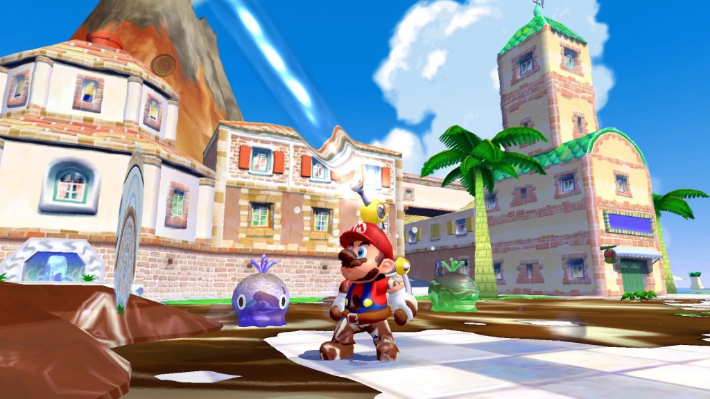 Super Mario Sunshine graffiti