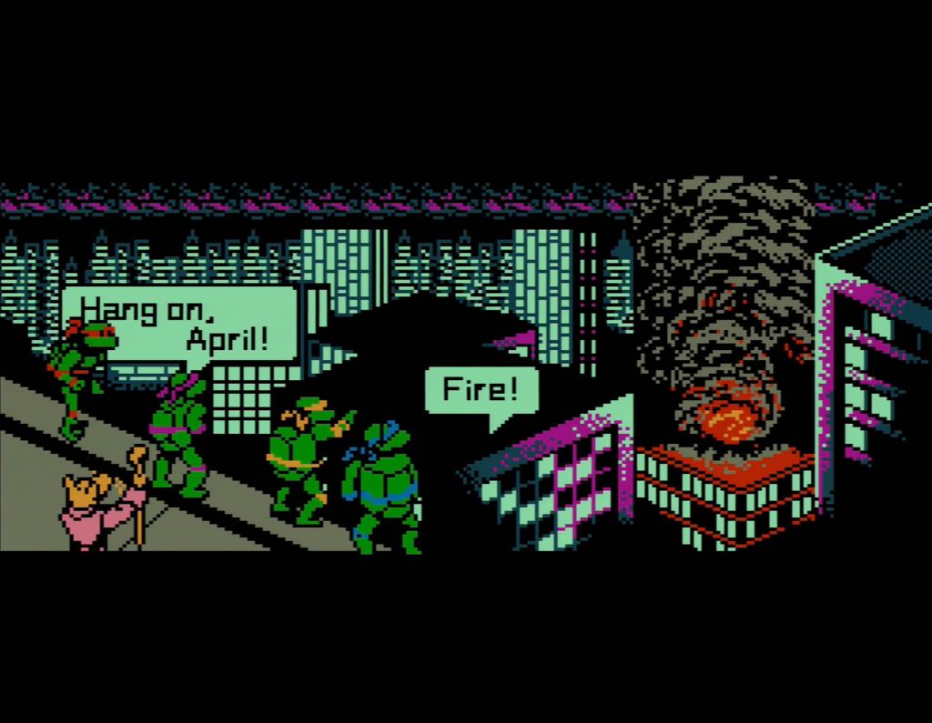 Teenage Mutant Ninja Turtles 2 Arcade Game NES Port