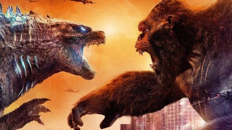 Godzilla stares down King Kong in Godzilla vs Kong Poster