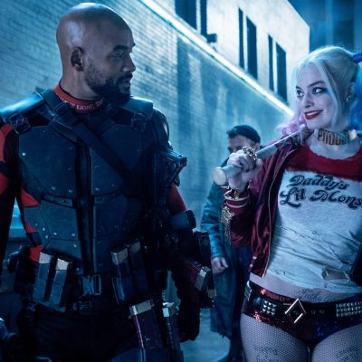 Will Smith and Margot Robbie as Harley Quinn in Suicide Squad