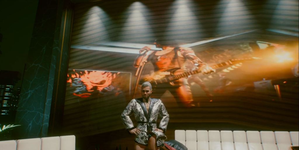 Cyberpunk 2077 Kerry bathrobe