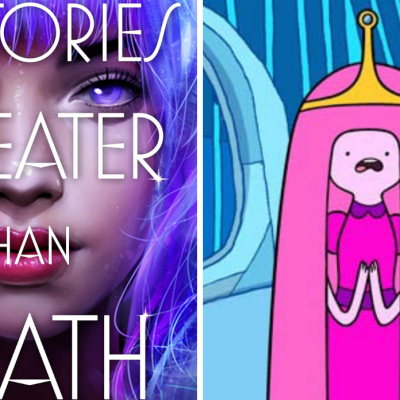 The Cover for Victories Greater Than Death and Princess Bubblegum from Adventure Time