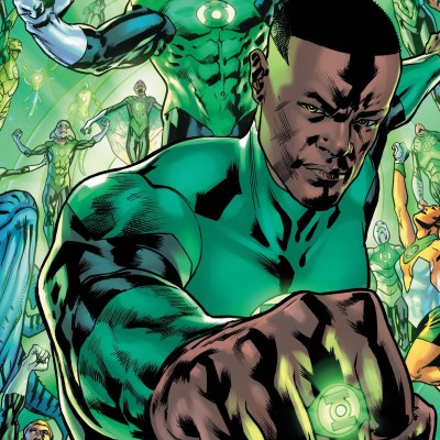 John Stewart on the cover of Green Lantern #1