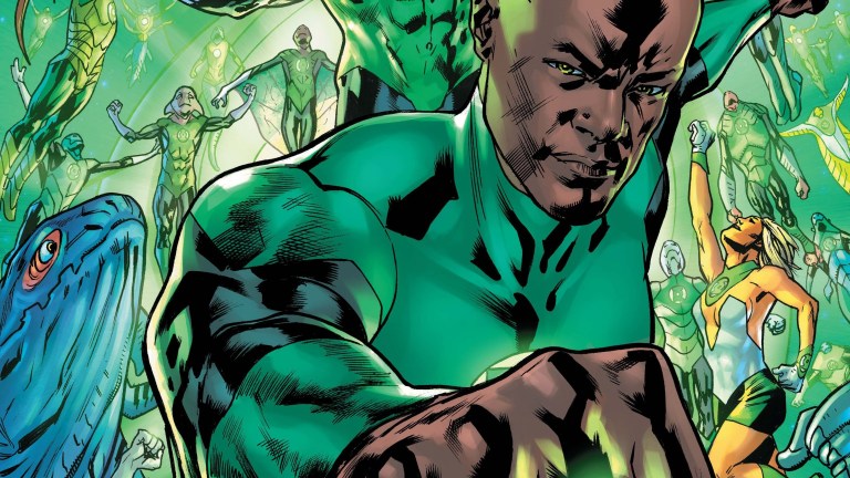 John Stewart on the cover of Green Lantern #1