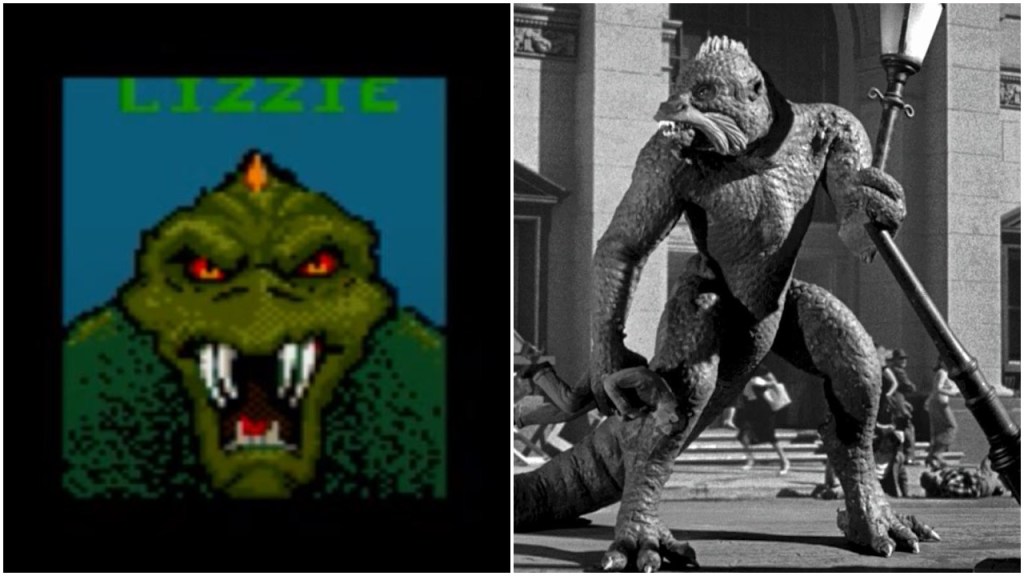 Rampage Lizzie Godzilla and Ymir